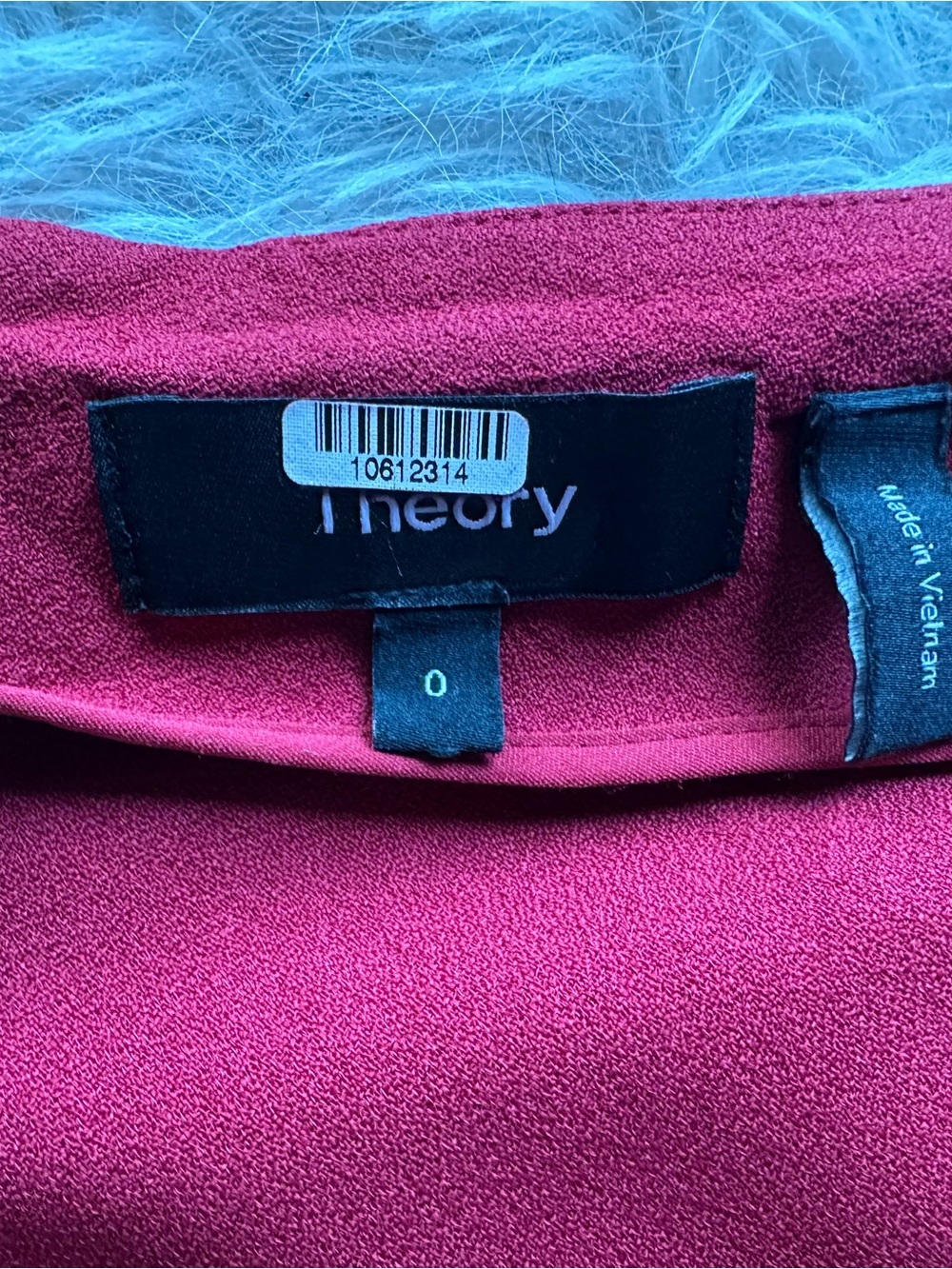 Theory Andzelika Rosina Crepe Red Flutter-Sleeve Mini Dress size 0 - Picture 8 of 16